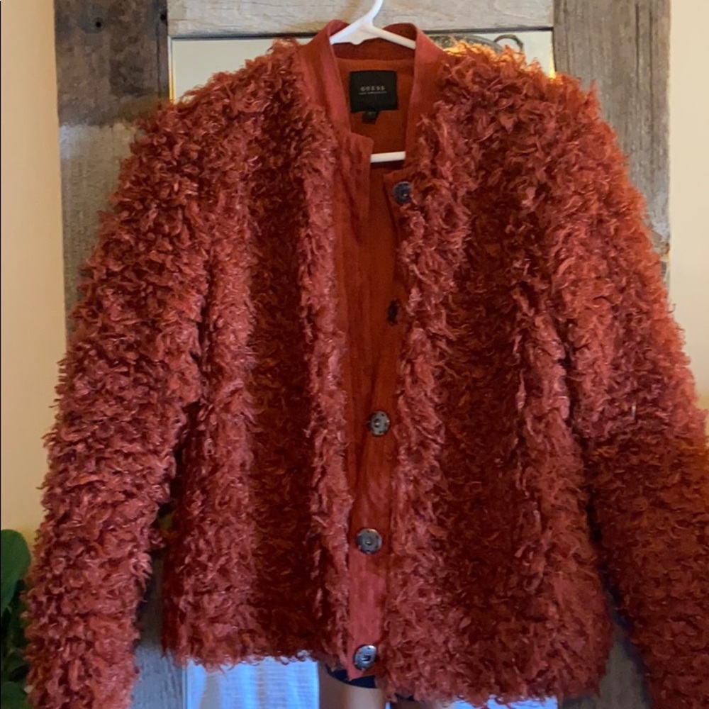 Guess Los Angeles Furry Jacket